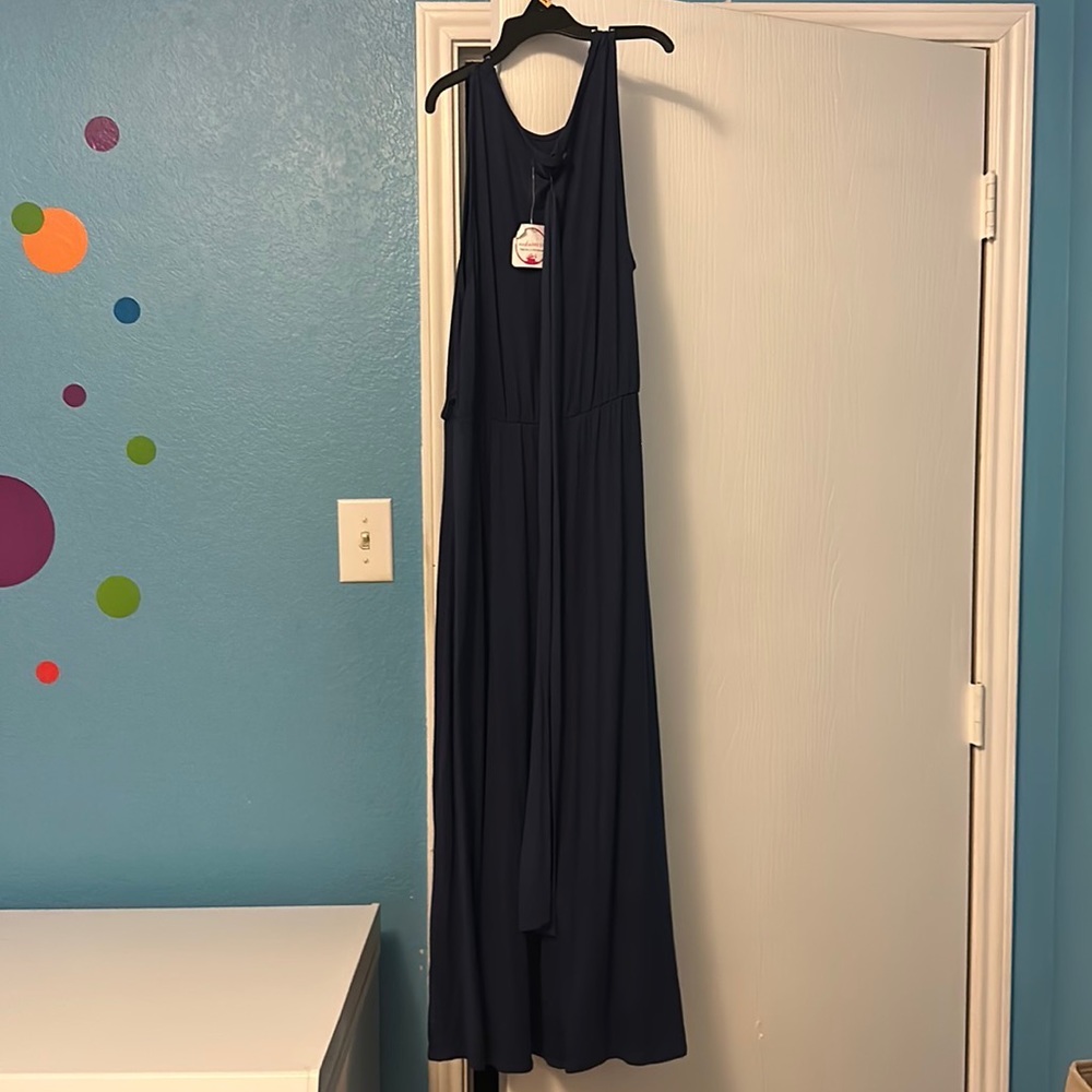 Very soft and long light dress